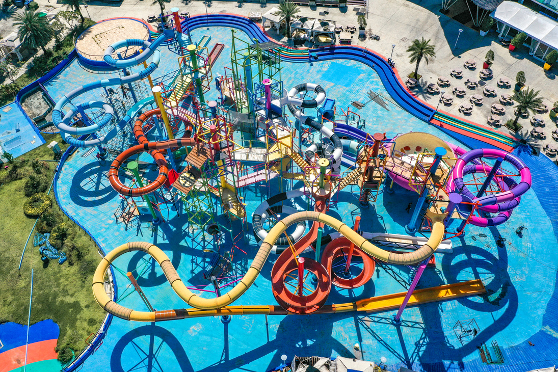 Empty Water Park in Thailand